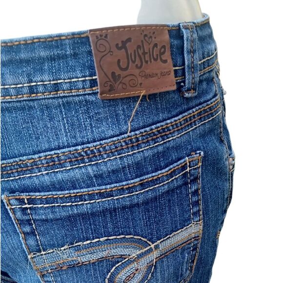 512919..Justice Skinny Jeans Size 14 1/2 - Picture 5 of 6